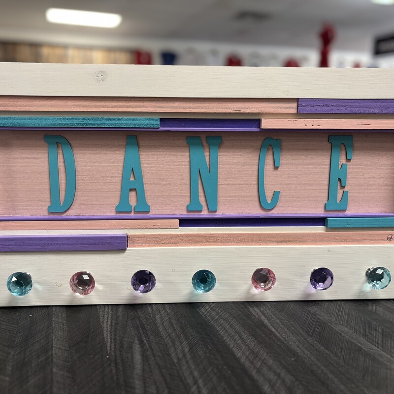 Dance Sign With Hangers, Size: 12x24in