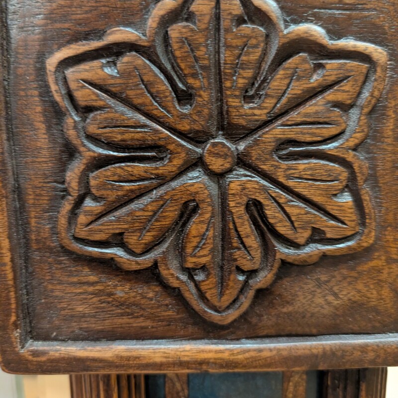 Carved Wood W/Glass Inlay Mirror
49w x 35h