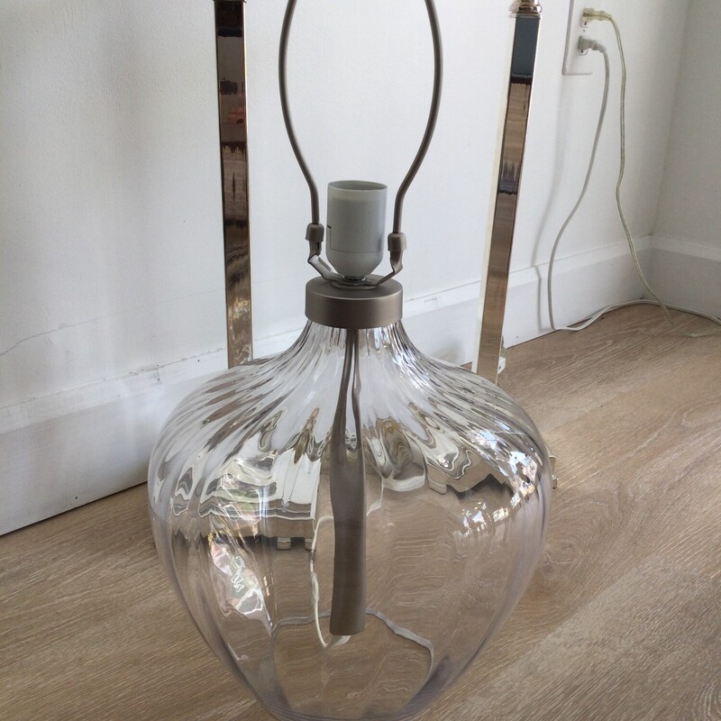 Glass Base Table Lamp