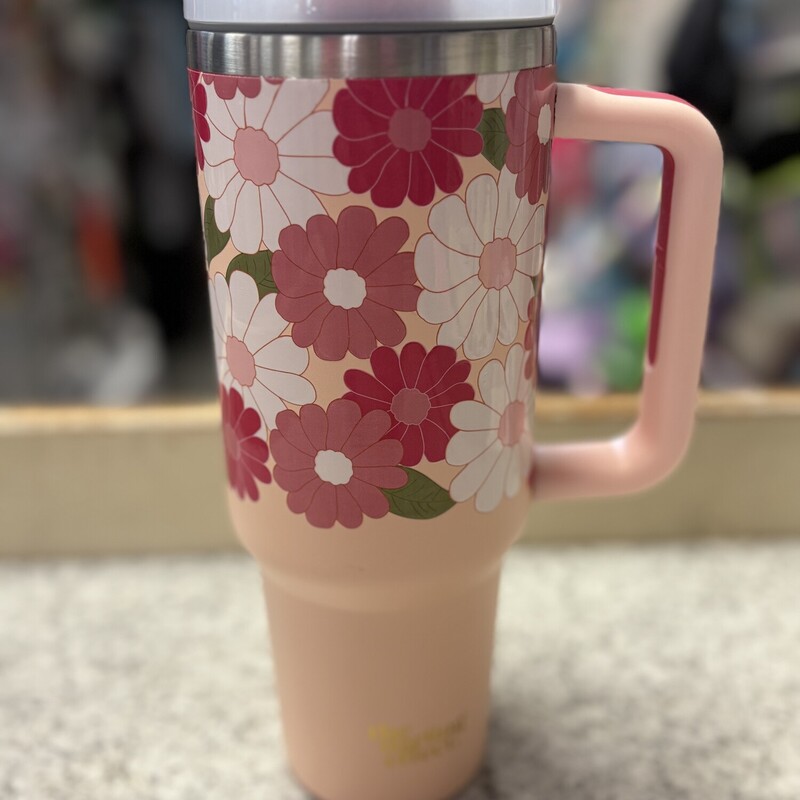 Pink Flower Cup