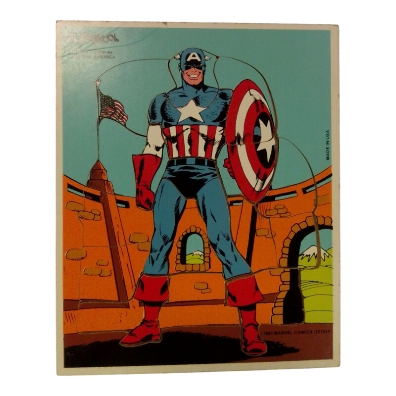 17pc Puzzle Captain Ameri