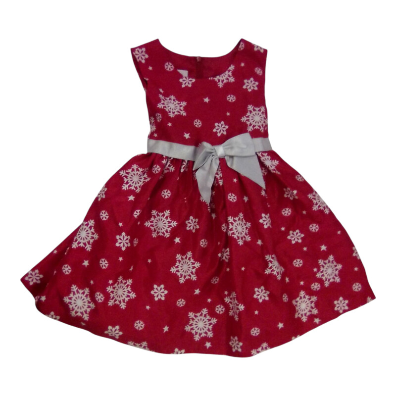 Dress: Red Snowflakes