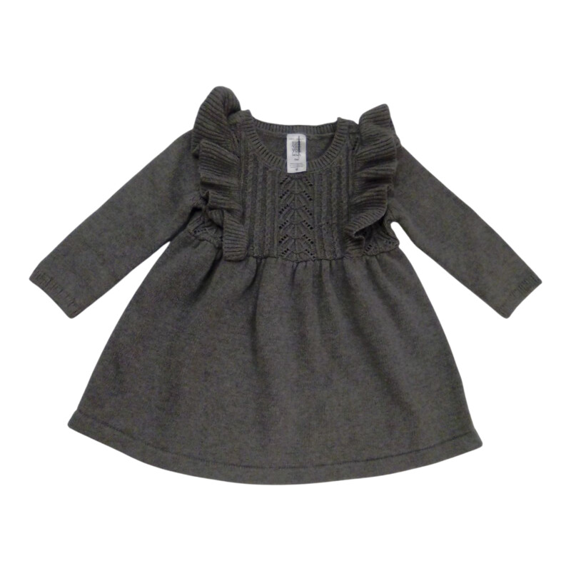 LS Dress: Gray Sweater