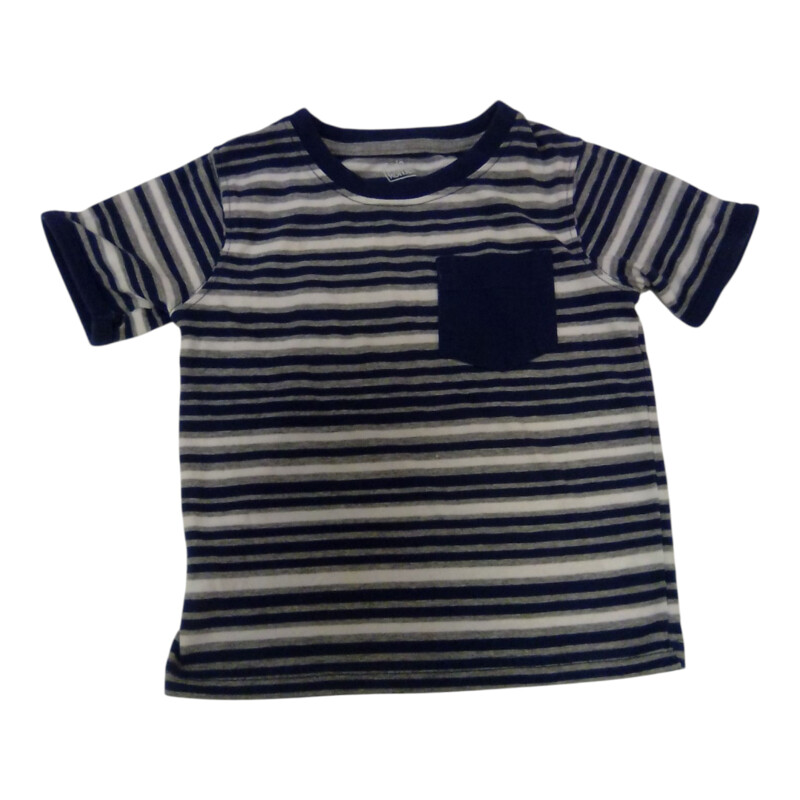 Shirt: Blue Grey Stripes