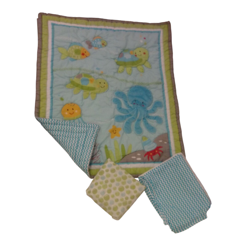 3pc Sea Scape Bedding