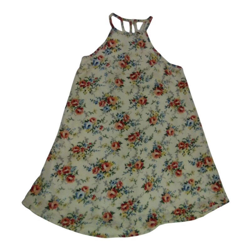 Dress: White W Flowers