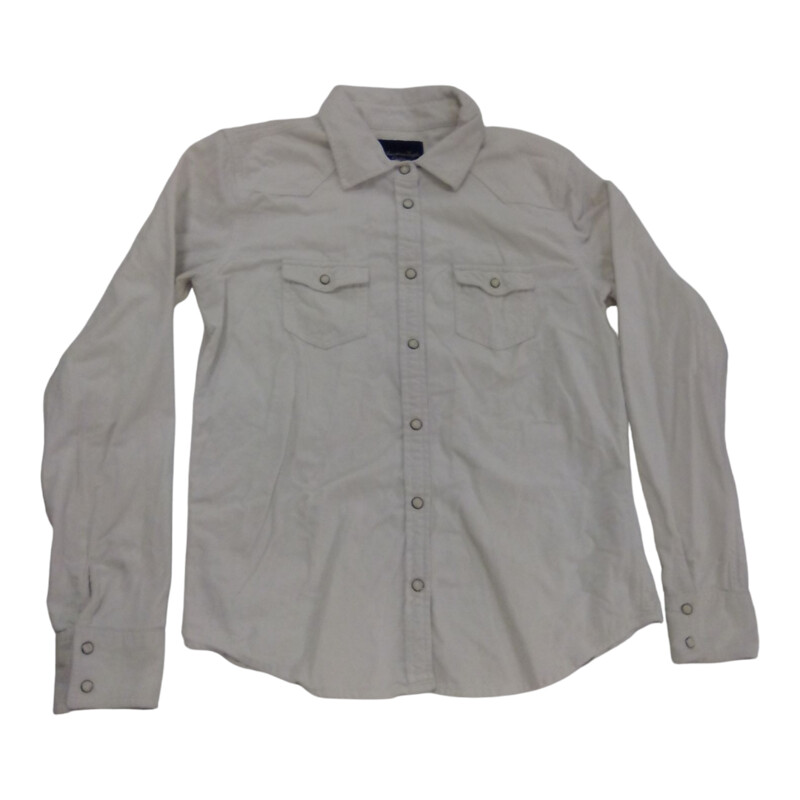 Shirt: Button Up Cream