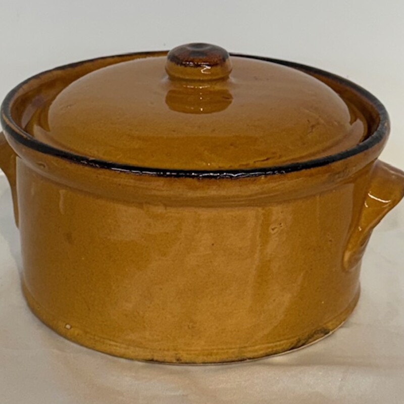 Vtg France Lidded Pot