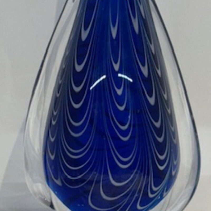 Glass Teardrop Sculpture