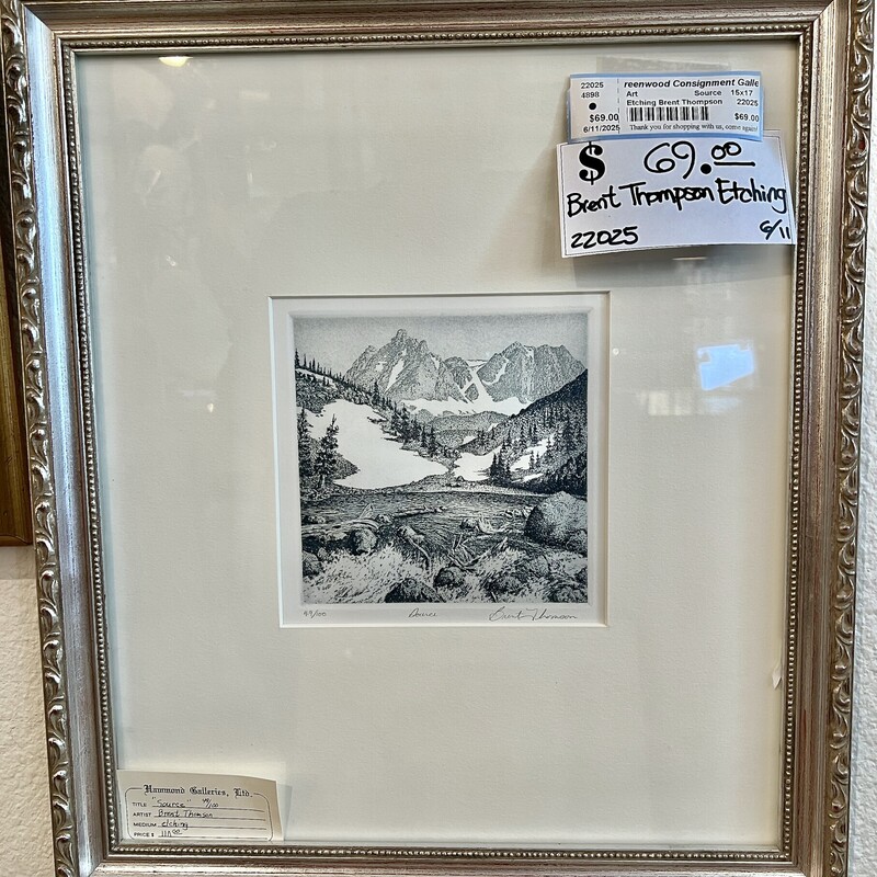 Etching Brent Thompson