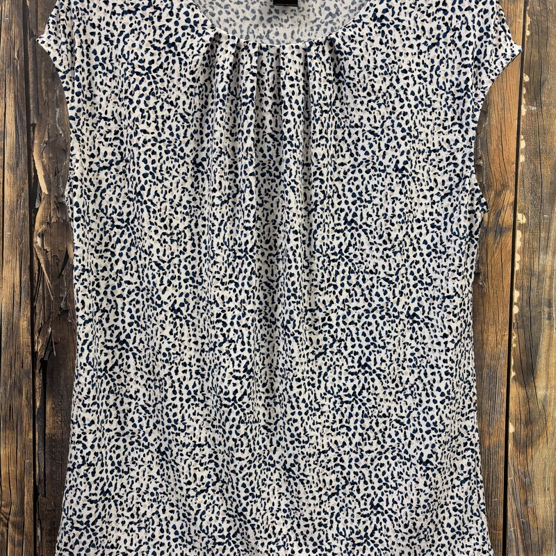 Blush Blue Speckle Shirt, Size: L