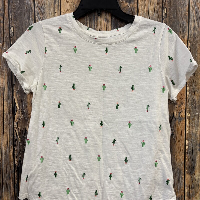 White Cactus Shirt, Size: S