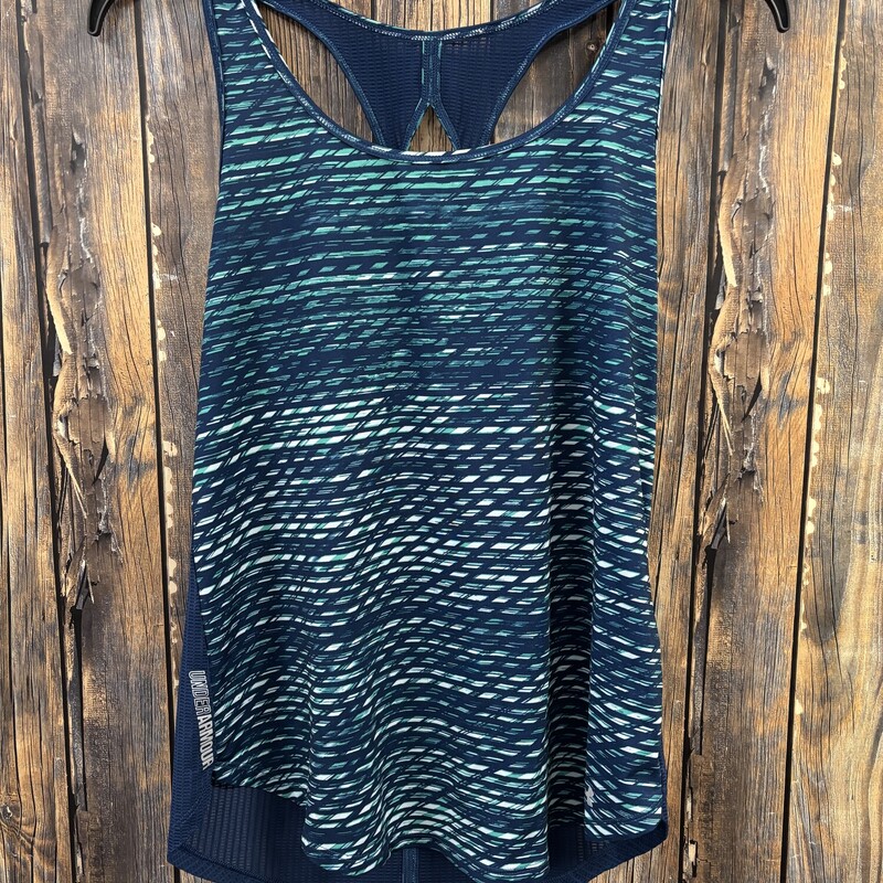 Teal Blue UA Tank, Size: S