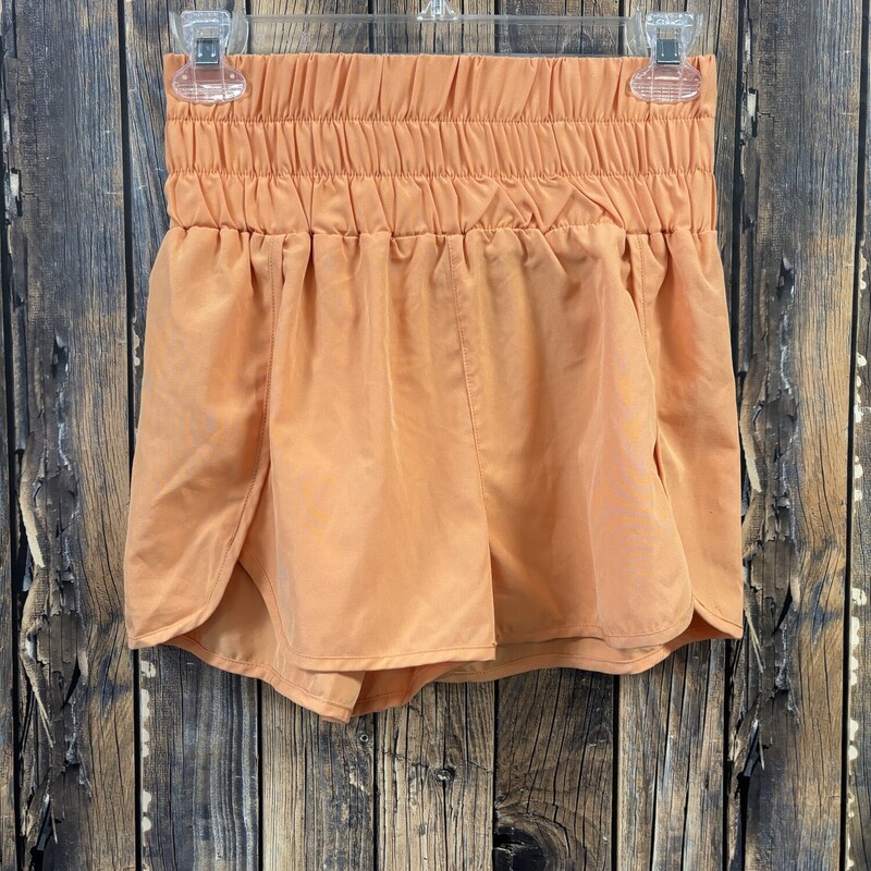 Orange Pink Lily Shorts, Size: S