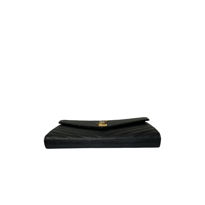 YSL Classic Cassandre WOC<br />
<br />
Date Code: HPP3777828.0222<br />
<br />
Dimensions:<br />
Length: 8.75 in<br />
Height: 5.5 in<br />
Width: 1.5 in<br />
Drop: 19 in<br />
<br />
In good condition. Wear to the leather and scratching to the hardware.<br />
<br />
Comes with the original dust bag and box.