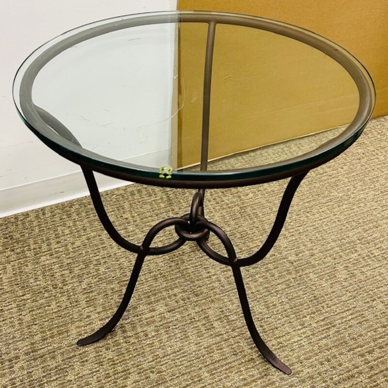 Arhaus Iron Knot GlassTop