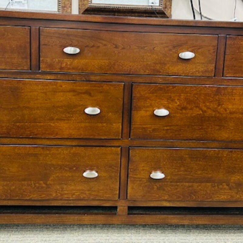 Wood 7 Drawer Triple