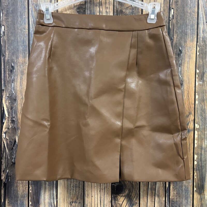 Pink Lily Pleather Skirt, Size: XS