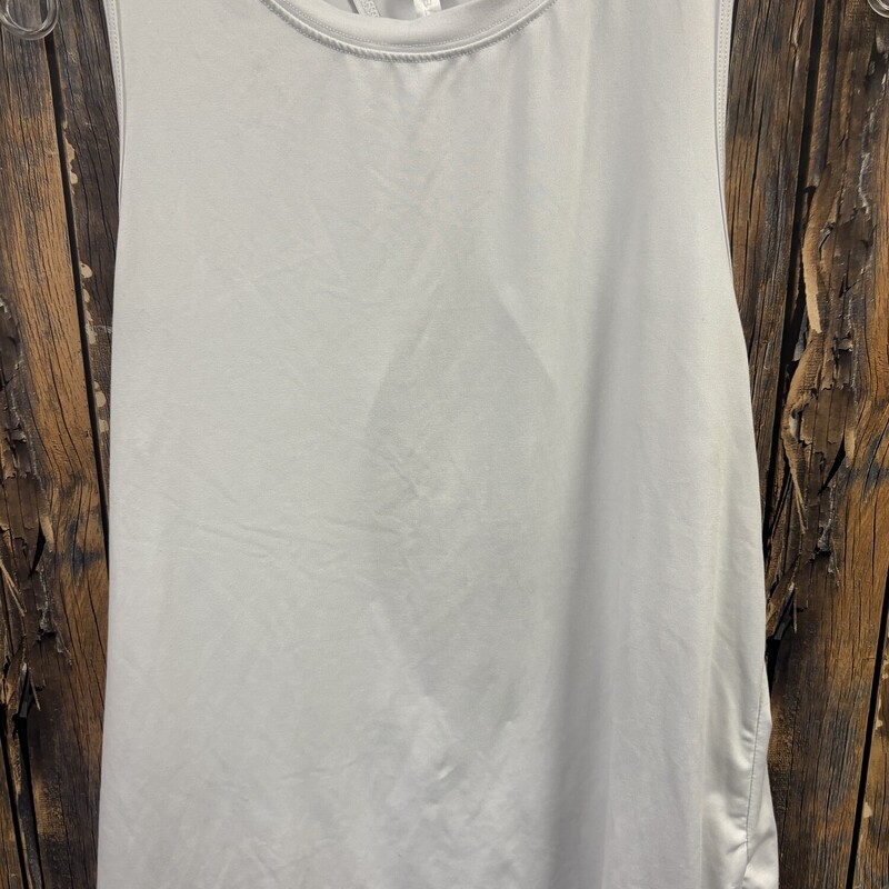 White Fabletics Tank