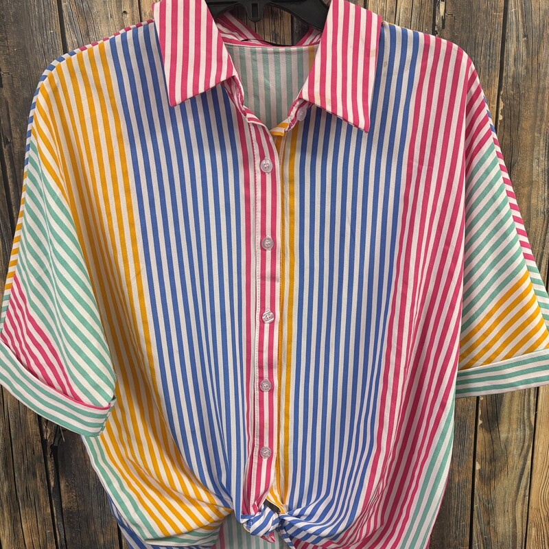 Pink/blue/green Stripe Sh