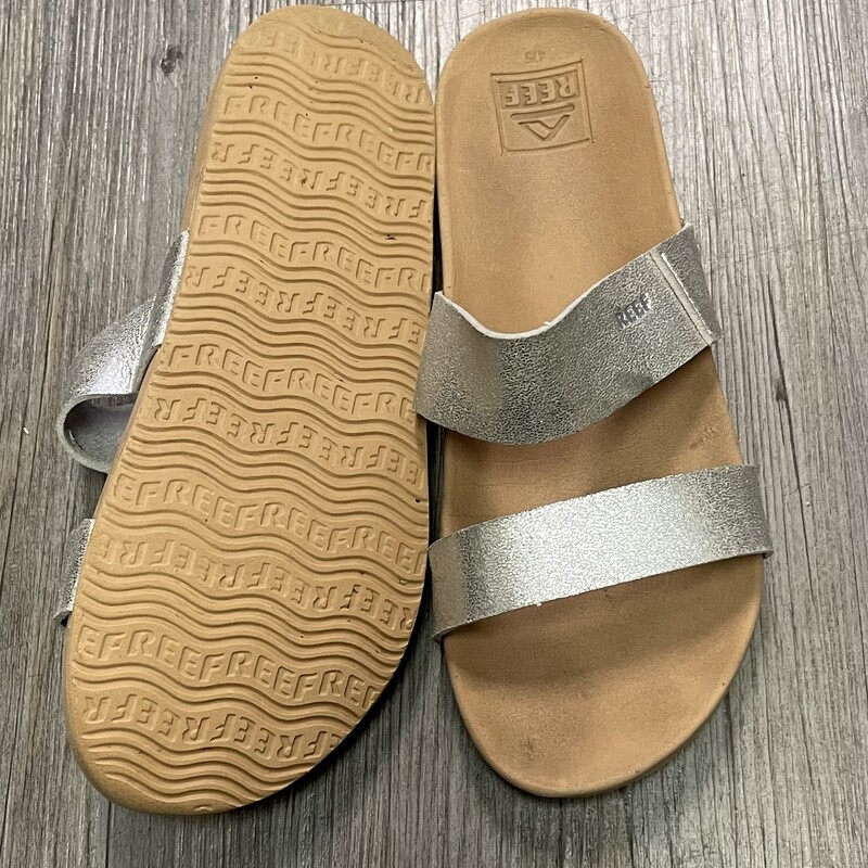 Reef Sandals, Silver, Size: 4Y