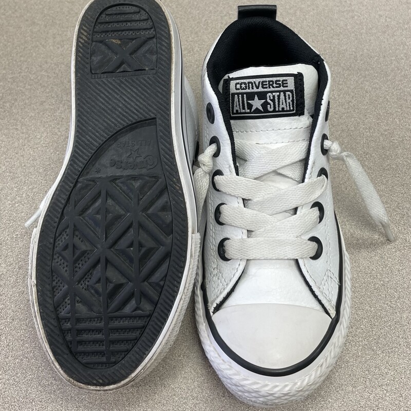 Converse Lace Up Shoes, White, Size: 11Y