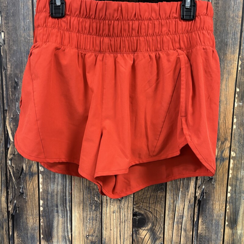 Red Athletic Shorts, Size: M
