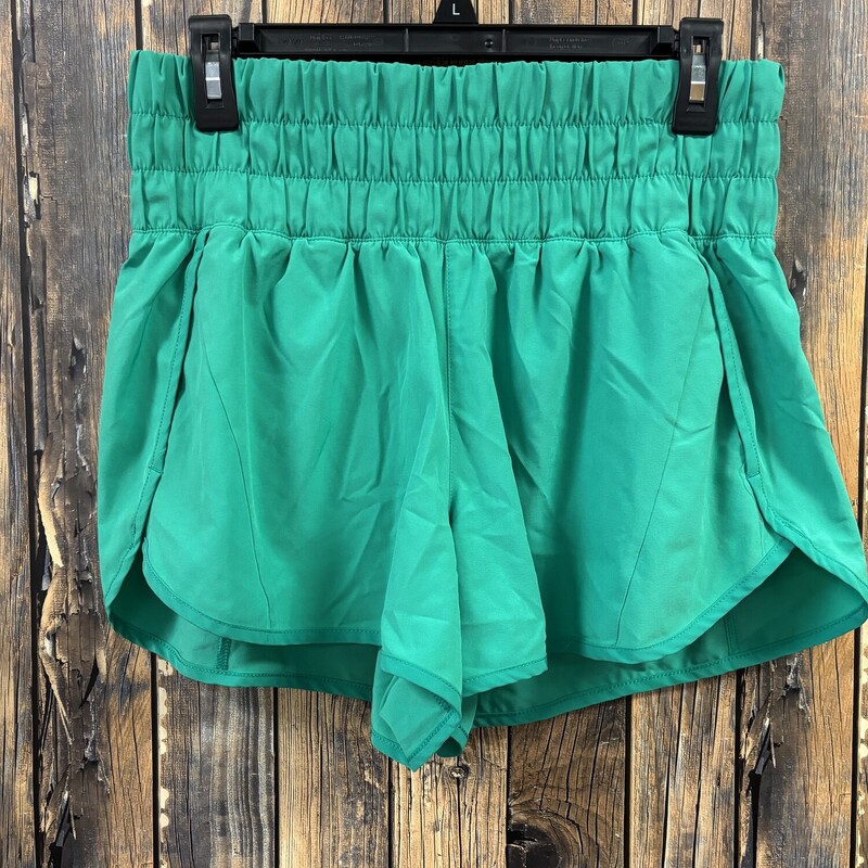 Green Active Shorts, Size: M