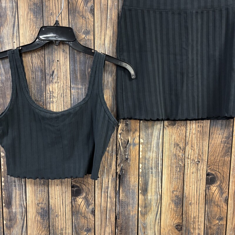 Black Offline Set (Skirt), Size: M