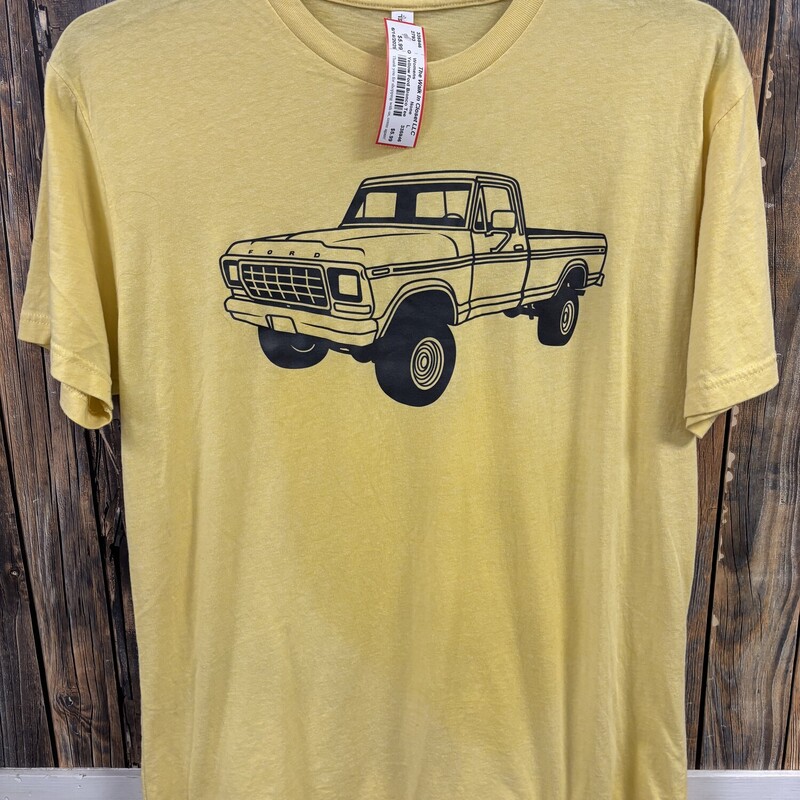 Yellow Ford Bronco Tee, Size: L