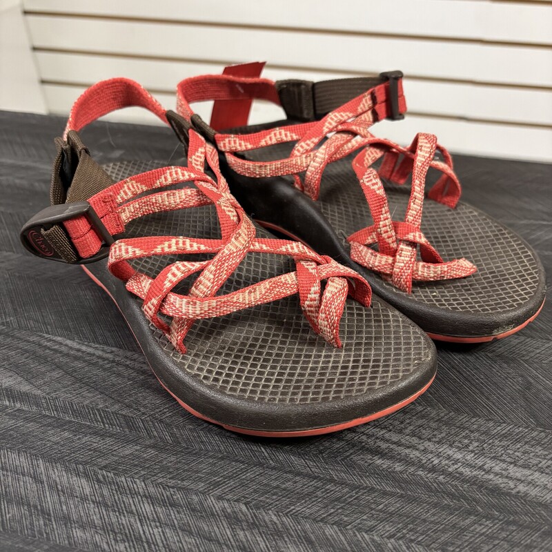 Coral Brown Chacos, Size: 6