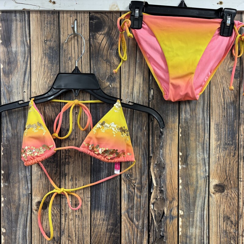 VS Sunset Sequin Swimset, Size: S