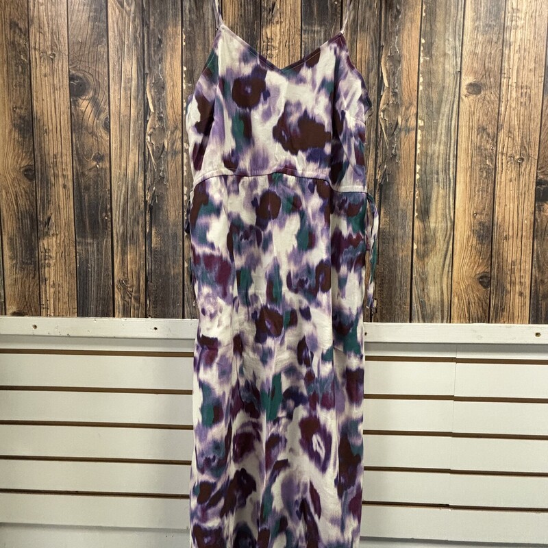 Purple Tie Dye Dress, Size: S