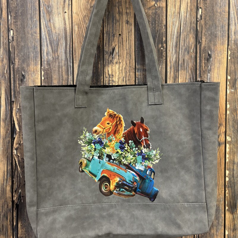 Horse Tote Bag, Size: 16x13 In