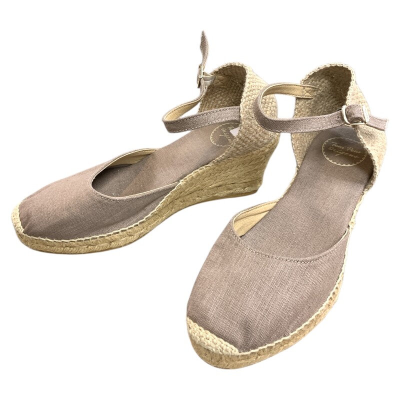 Toni Pons Wedges S38, Brown, Size: 8