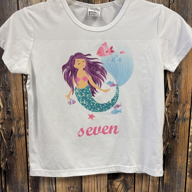 Seven Mermaid Tee, Size: 8/10