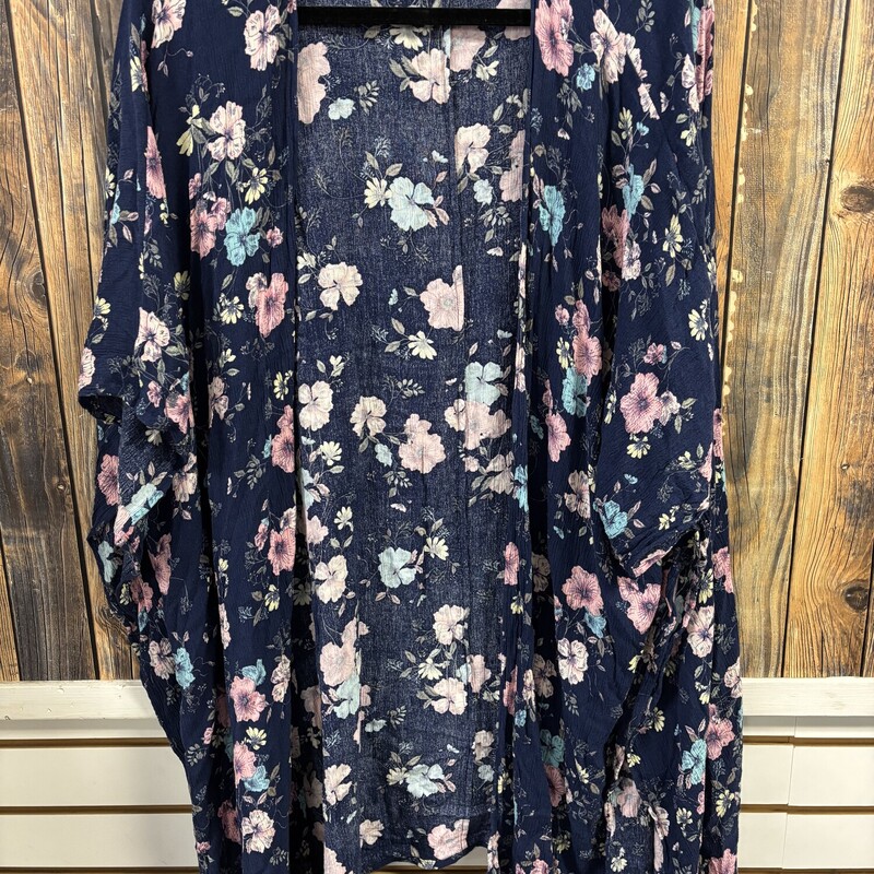 Floral Cover Up, Size: S/M
