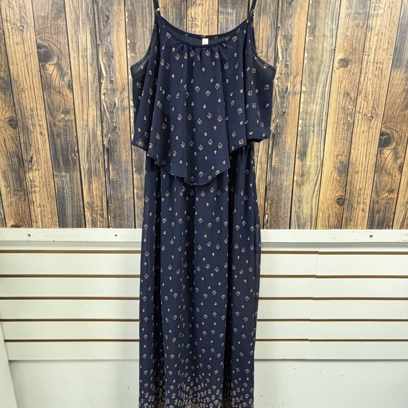 Long Navy Dress, Size: M