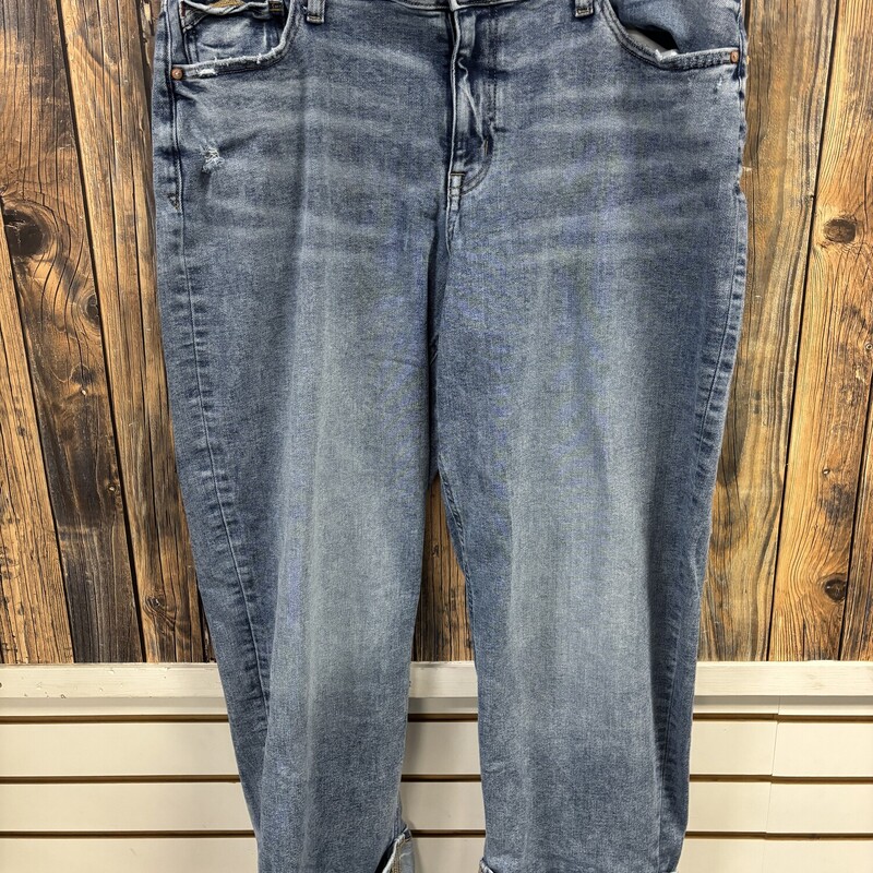 Light Wash Edgely Jeans, Size: 18 Long