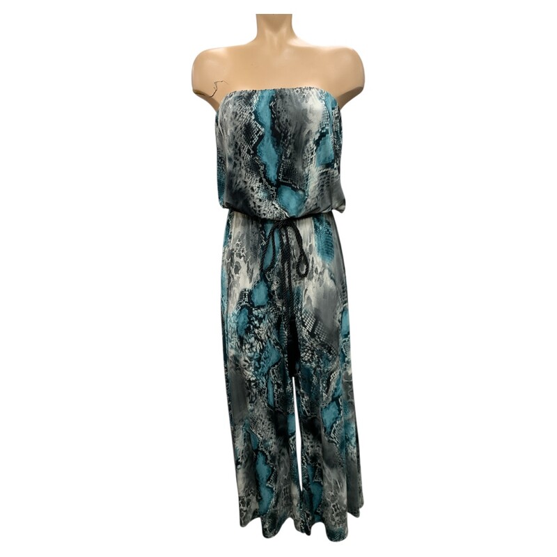 Ariella Jumpsuit Made In, Blue/blk, Size: S
