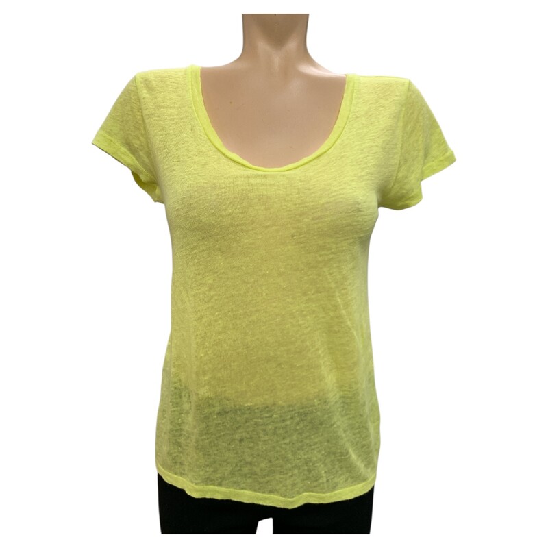 Calypso St Barth Top, Yellow, Size: S