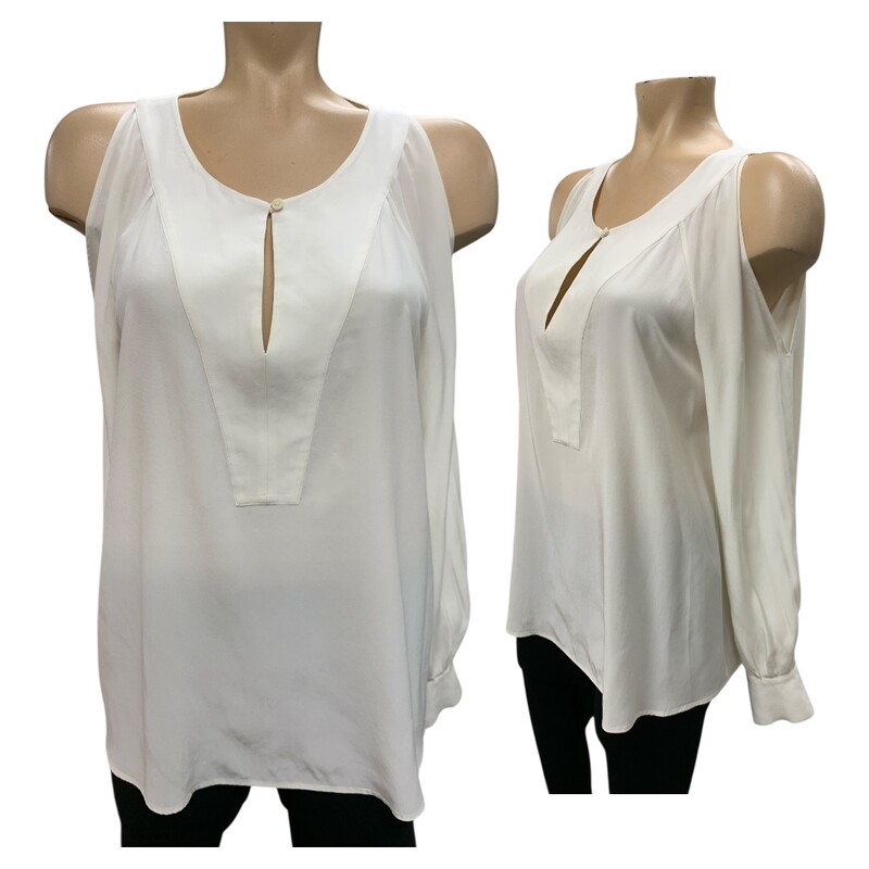 Barbara Bui Top S38, Ivory, Size: S