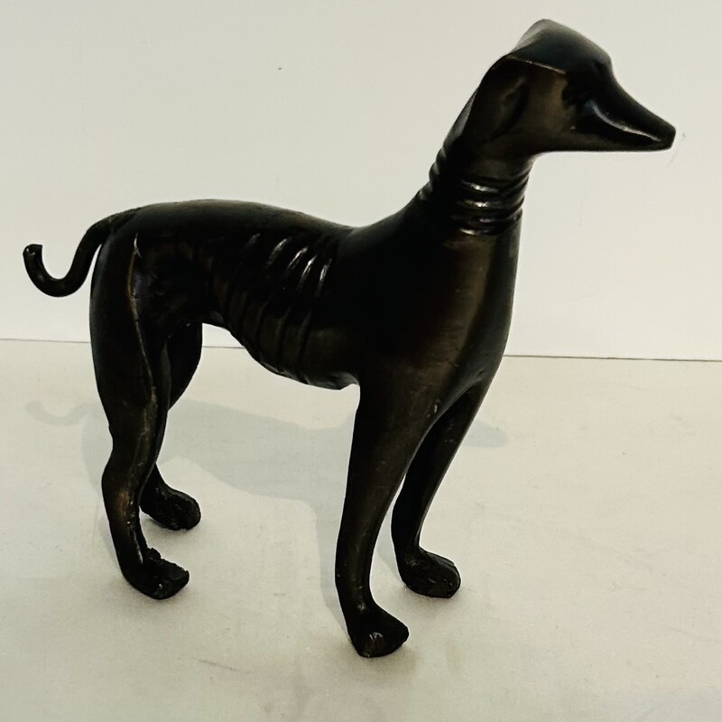 Bronze Greyhound Sculptur