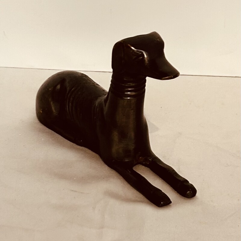 Bronze Greyhound Sculptur