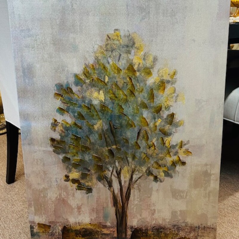 Textured Tree Canvas
