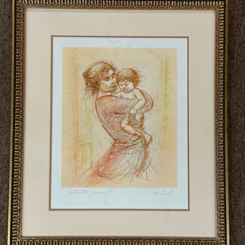 Edna Hibel MotherAndChild