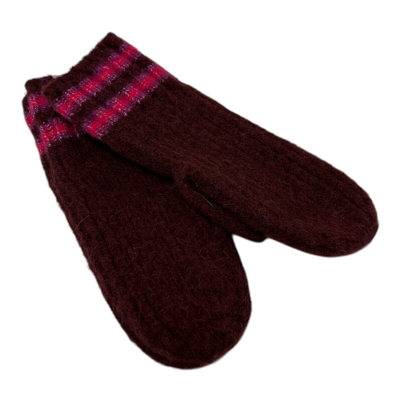 Gloves: Pink/Wool