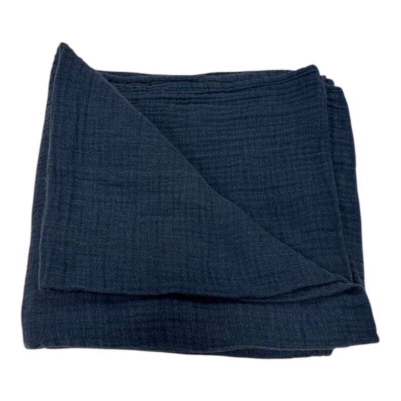 Muslin Blanket: DK Blue