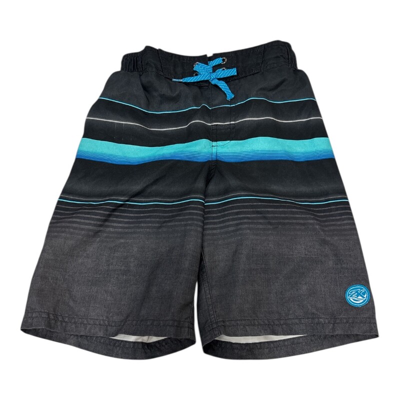 Swim Shorts: Black/Blue