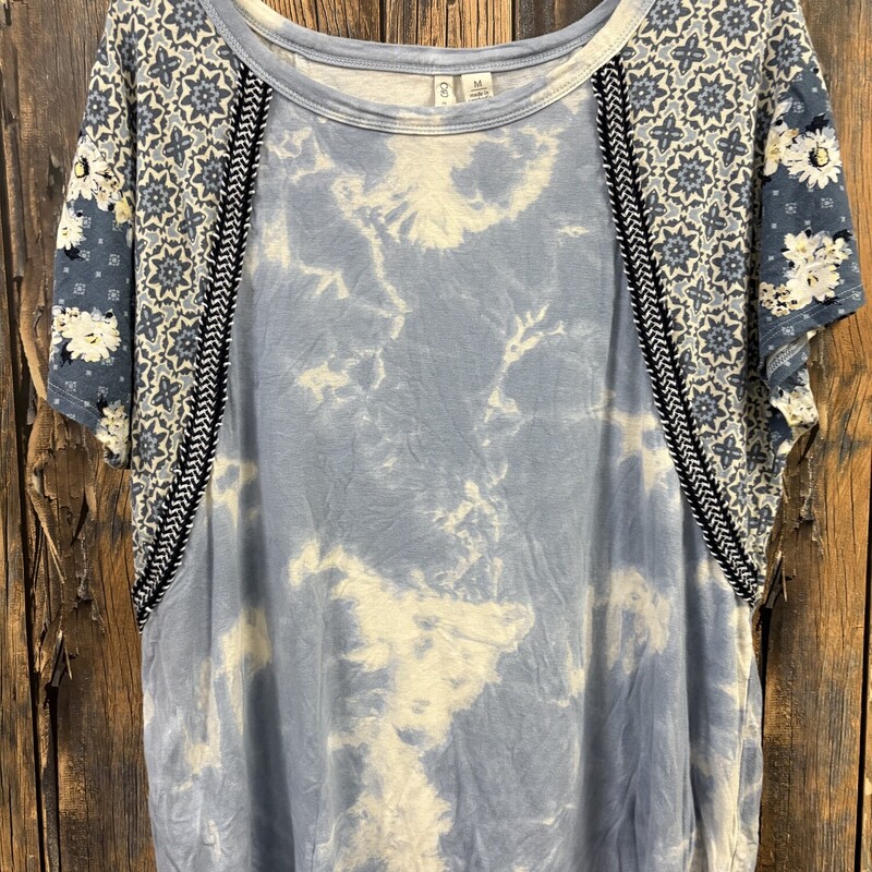 Blue Flower Sleeve, Size: Med